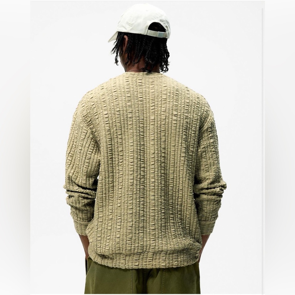 Zara Raised Textured Sweatshirt - Picture 2 of 5